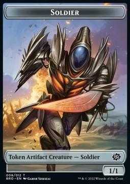 Soldier Token (A 1/1) // Powerstone Token (V.1)