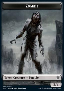 Zombie Token (B 2/2) // Horror Token (B 4/4)