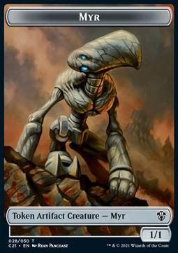 Myr Token (A 1/1) // Treasure Token