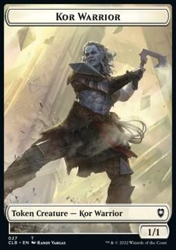 Kor Warrior Token (W 1/1) // Shapeshifter Token (C 2/2)