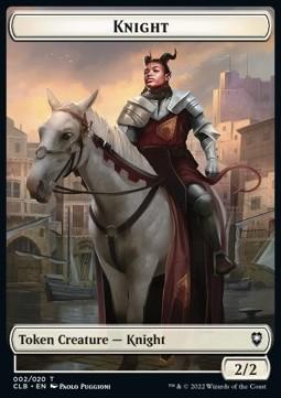 Knight Token (W 2/2) // Treasure Token
