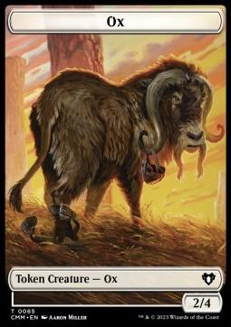 Ox Token (W 2/4) // Phyrexian Golem (A 3/3)