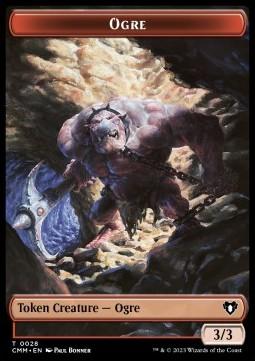 Ogre Token (R 3/3) // Soldier Token (W 1/1)