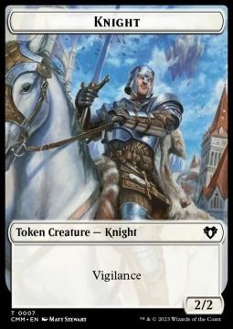 Knight Token (W 2/2 Vigilance) // Servo Token (A 1/1)