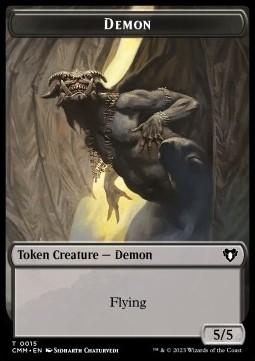 Demon Token (B 5/5) // Treasure Token