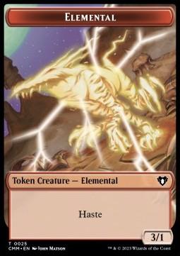 Elemental Token (R 3/1 Haste) // Servo Token (A 1/1)