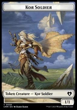 Kor Soldier Token (W 1/1) // Clue Token