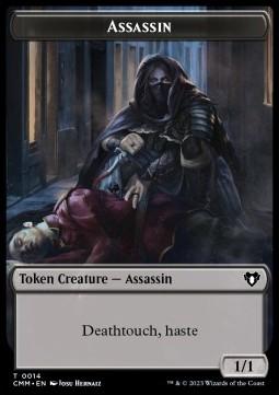Assassin Token (B 1/1 Deathtouch, haste) // Clue Token