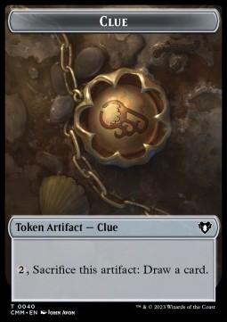 Clue Token // Daretti, Scrap Savant Emblem