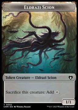 Eldrazi Scion Token (C 1/1) // Kor Soldier Token (W 1/1)