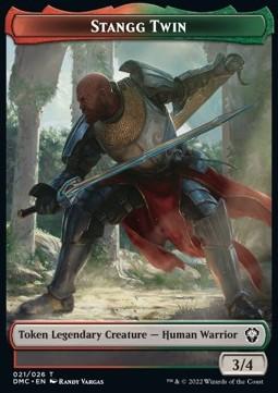 Stangg Twin Token (Red and Green 3/4)