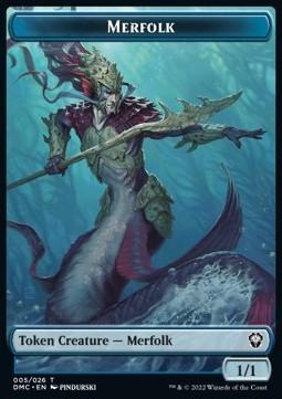 Merfolk Token (Blue 1/1)