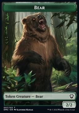 Bear Token (G 2/2) // Kavu Token (Gold 3/3)