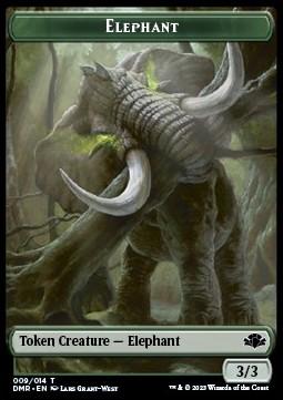 Elephant Token (Green 3/3)