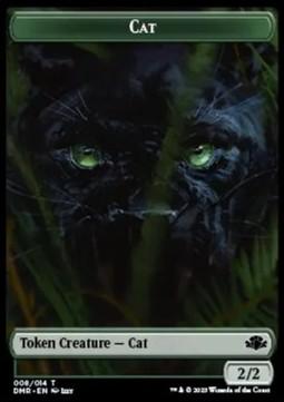 Cat Token (G 2/2) // Goblin Token (R 1/1)