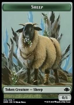 Sheep Token (G 0/1) // Goblin Token (R 1/1)