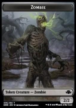Zombie Token (B 2/2) // Griffin Token (W 2/2)