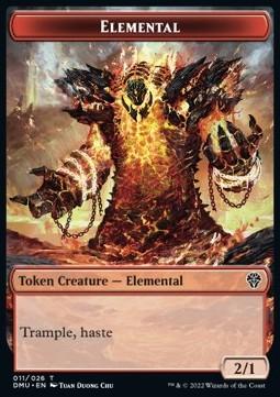 Elemental Token (Red 2/1)