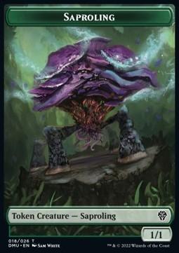 Saproling Token (Green 1/1)
