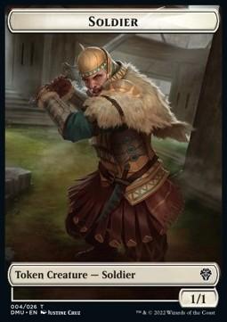 Soldier Token (W 1/1) // Beast Token (G 3/3)