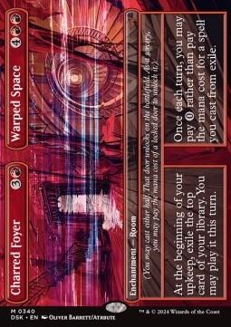 Charred Foyer // Warped Space