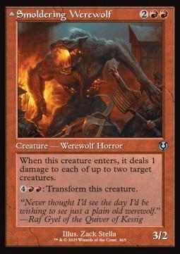 Smoldering Werewolf / Erupting Dreadwolf