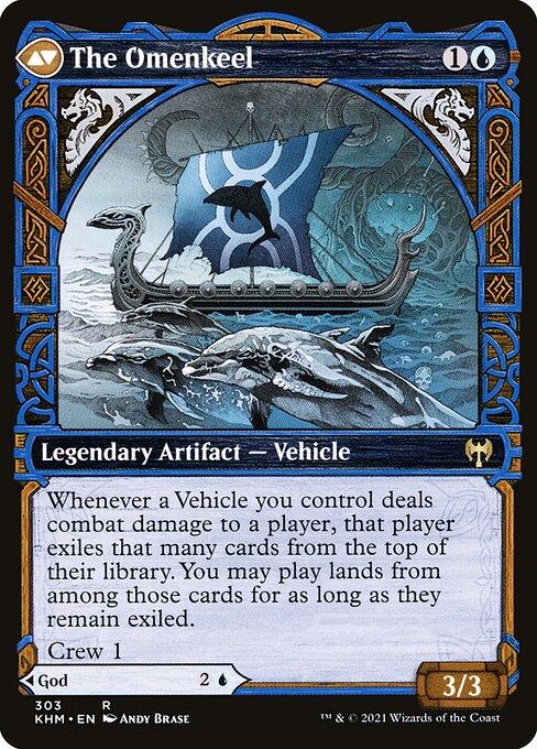 Cosima, God of the Voyage // The Omenkeel (back)