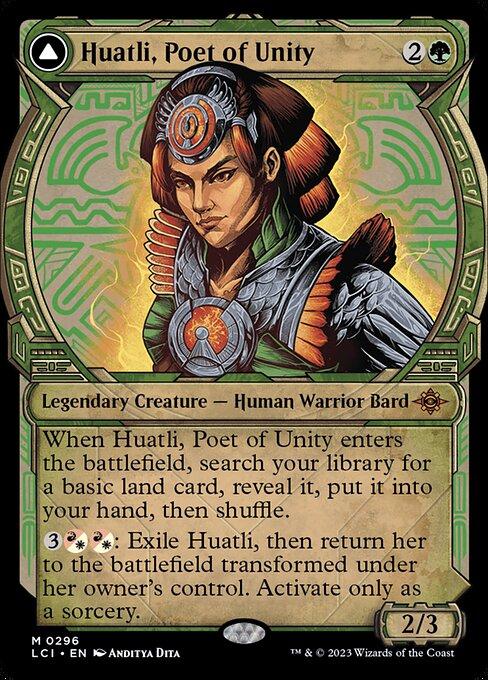 Huatli, Poet of Unity // Roar of the Fifth People (V.1)