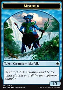 Merfolk Token (Blue 1/1 Hexproof)