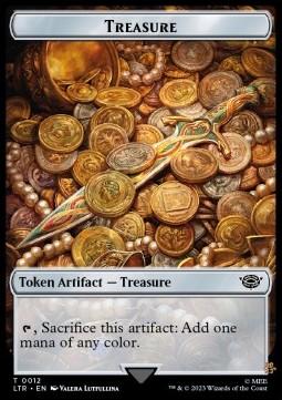 Treasure Token // Human Token (W 1/1)
