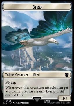 Bird Token (W 3/3 Attacks) // Food Token