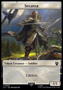 Soldier Token (W 1/1 Lifelink) // Food Token