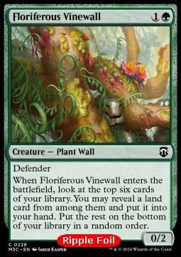 Floriferous Vinewall