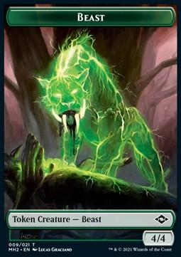 Beast Token (G 4/4) // Clue Token (V.2)
