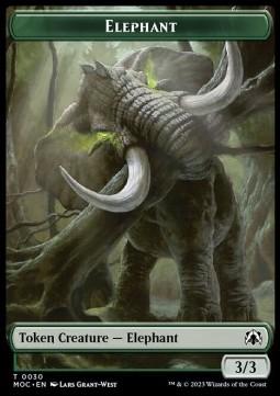Elephant Token (G 3/3) // City's Blessing Token