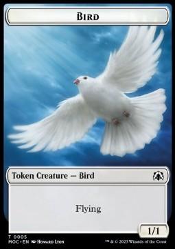 Bird Token (W 1/1) // Kobolds of Kher Keep Token (R 0/1)