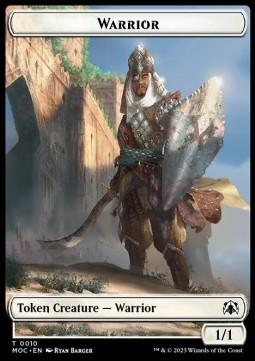 Warrior Token (W 1/1) // Elspeth, Sun's Champion Emblem
