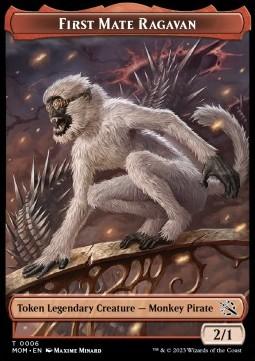 First Mate Ragavan Token (Red 2/1)