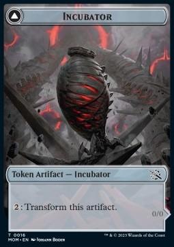 Incubator Token // Phyrexian Token (A 0/0) (V.1)