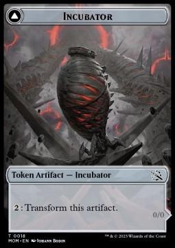 Incubator Token // Phyrexian Token (A 0/0) (V.3)