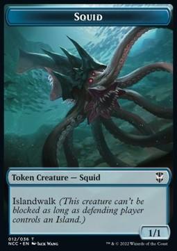 Squid Token (U 1/1) // The Monarch