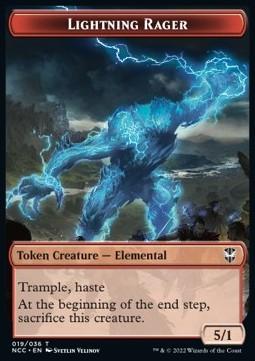 Lightning Rager (R 5/1) // Rogue (B 2/2)