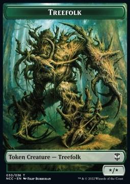 Treefolk Token (G */*) // Spider Token (G 1/2)