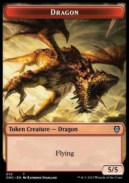 Dragon Token (R 5/5) // Kobolds of Kher Keep Token (R 0/1)