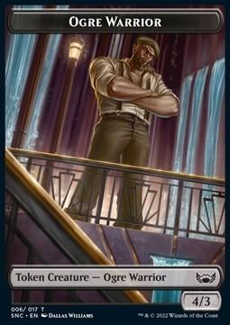 Ogre Warrior Token (Black 4/3)