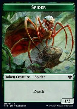 Spider Token (Green 1/2)