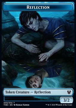 Reflection Token (U 3/2) // Human Soldier Token (W 1/1)