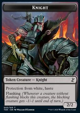 Knight Token (Black 2/2)