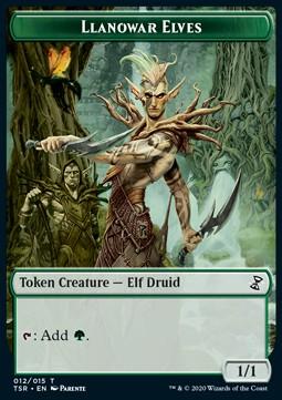 Llanowar Elves Token (Green 1/1)