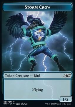 Storm Crow Token (U 1/2) // Zombie Employee Token (B 2/2)